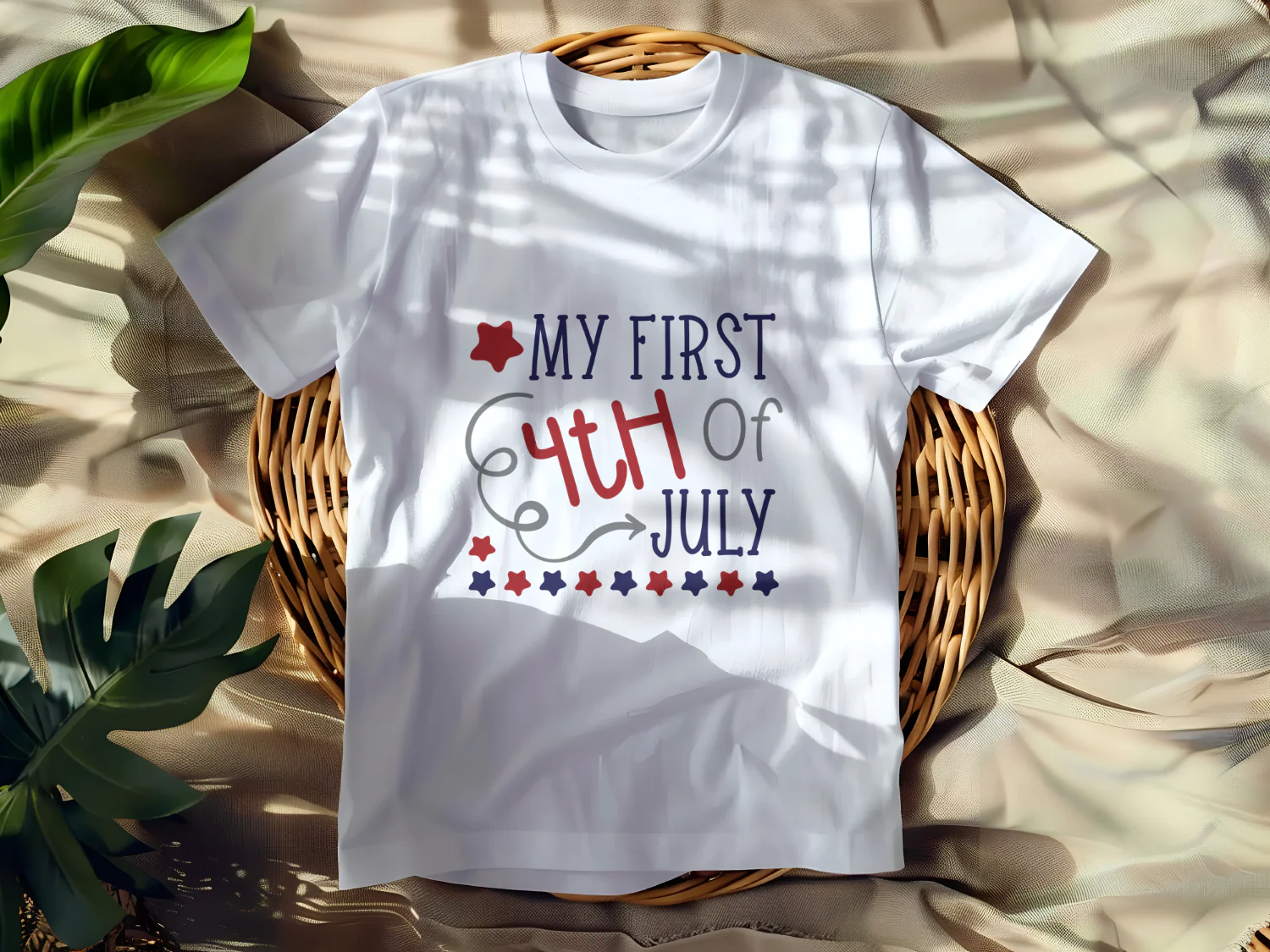 My First 4th of July T-Shirt Design for Kids Celebrating Independence Day