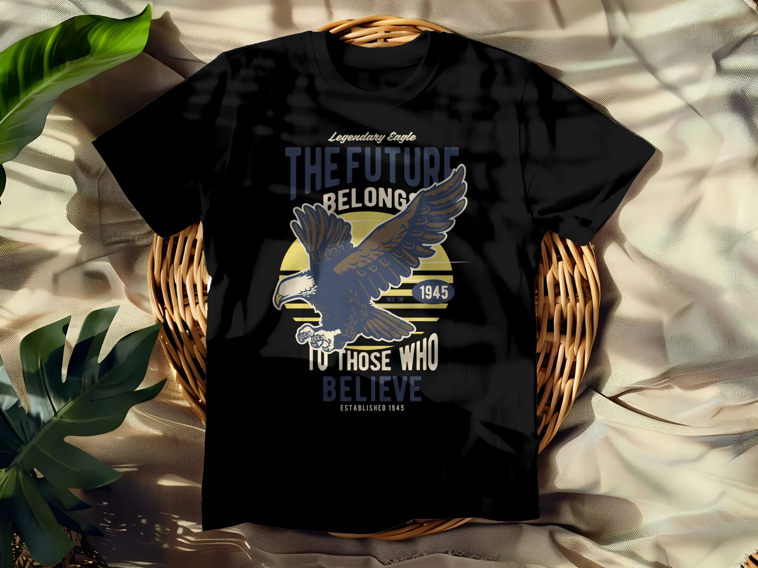 Legendary Eagle Future Belongs T-Shirt Design for Believers Established 1945