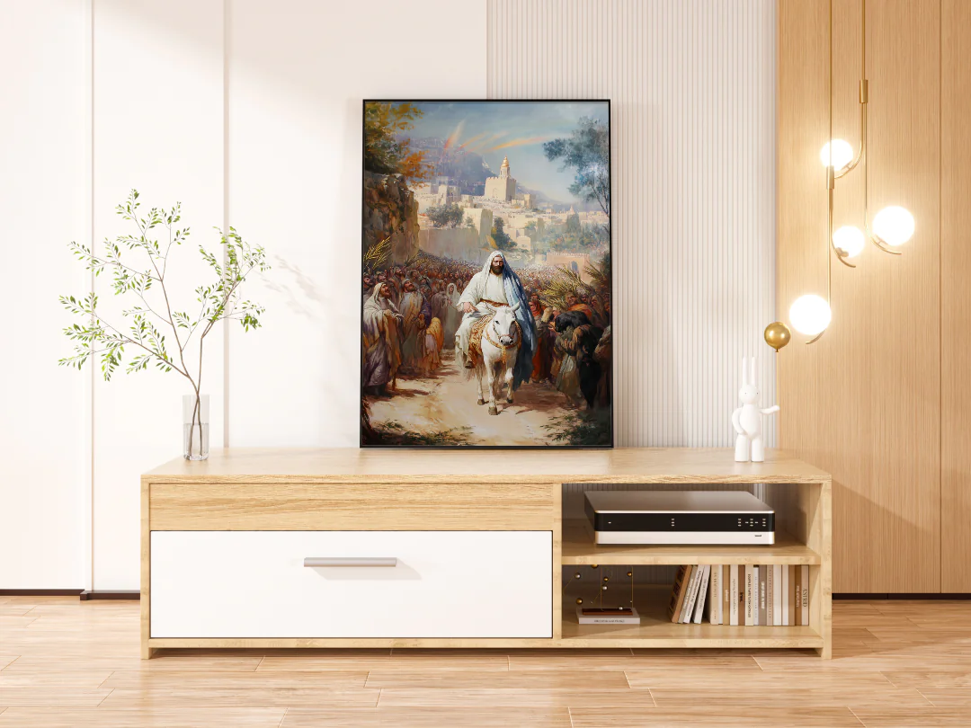 Jesus The Messiah Triumphant Entry: A Celebration of Hope and Joy in a Vibrant Oasis of Faith