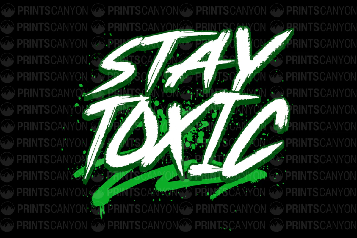 Stay Toxic Graphic Tee Design for Bold Statements and Unique Style