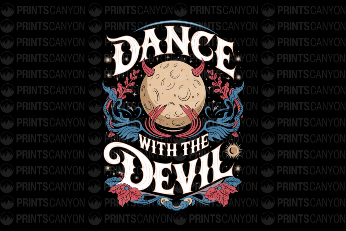 Dance with the Devil T-Shirt Design