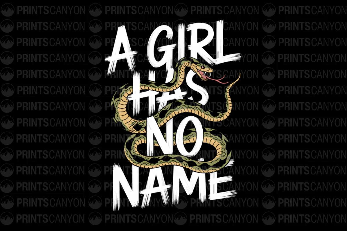 A Girl Has No Name Snake Tshirt Design