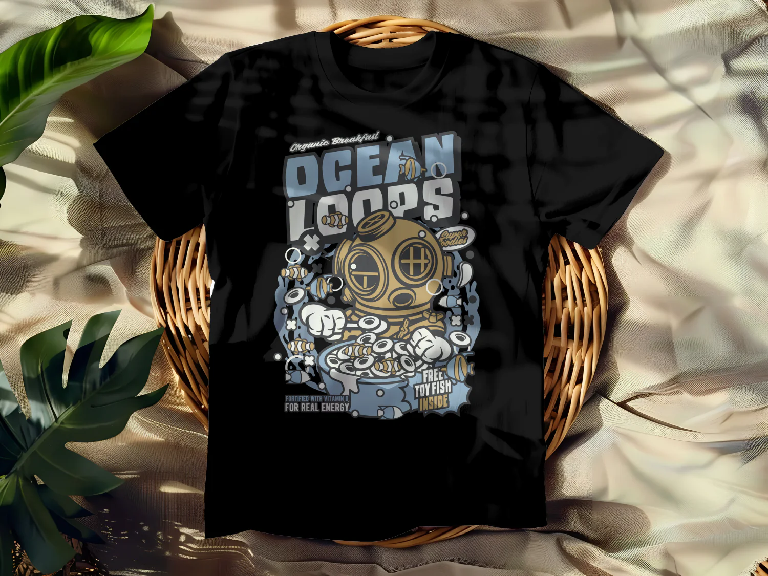 Organic Ocean Loops Cereal with Free Toy Fish Inside - Fortified for Real Energy
