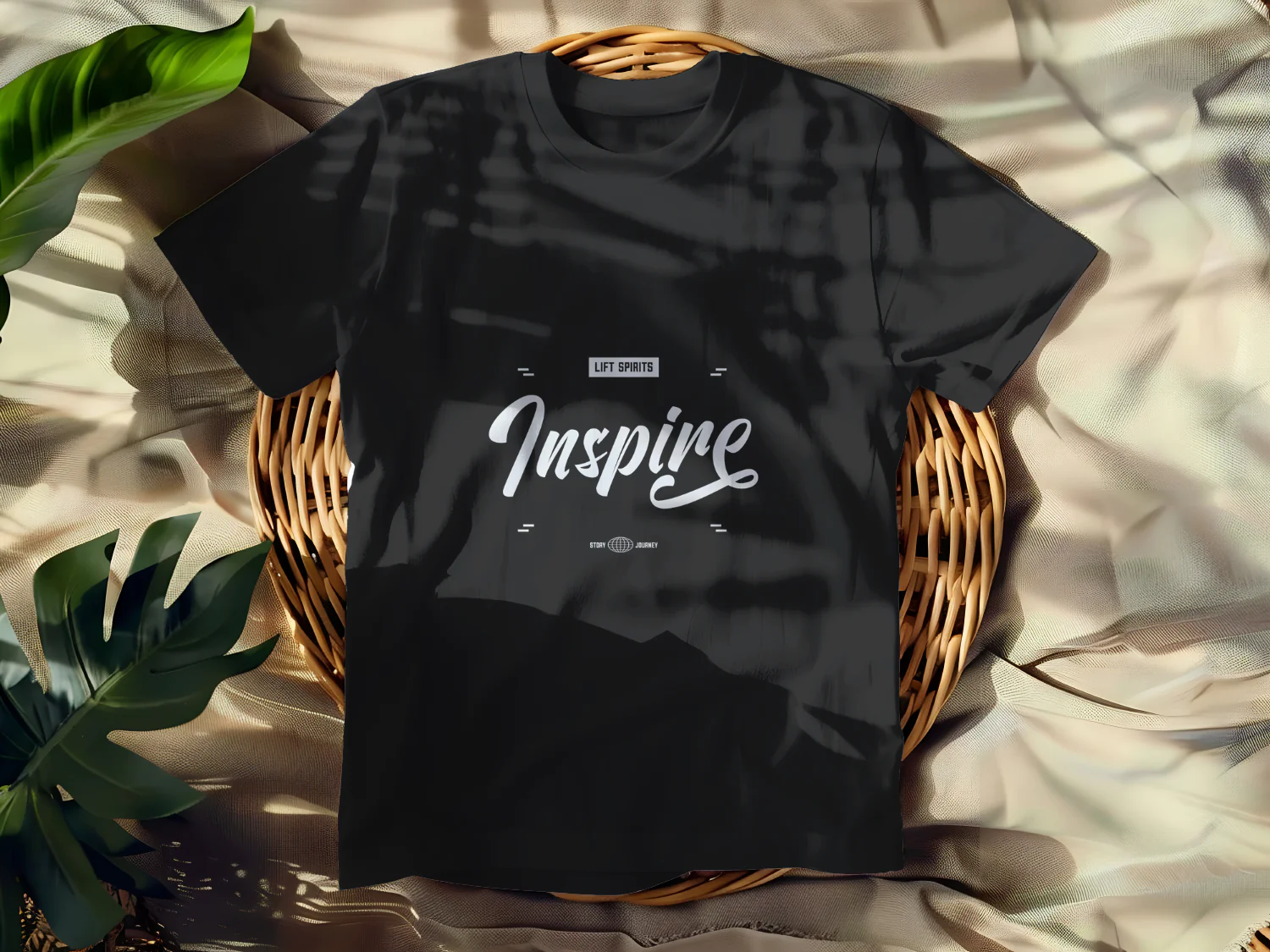 Inspire and Lift Spirits Motivational T-Shirt Design for Positive Vibes