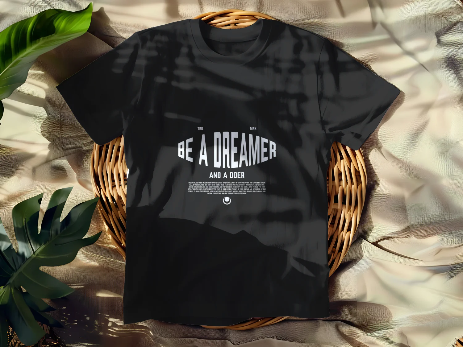 Be a Dreamer and a Doer Inspirational T-Shirt Design