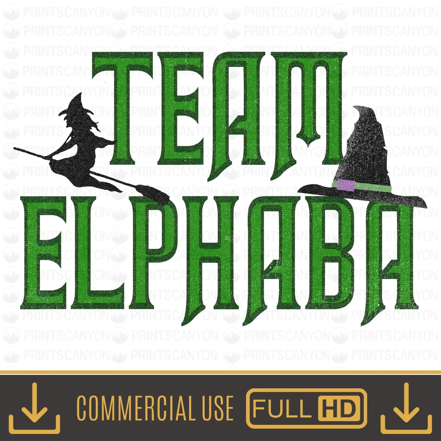 Team Elphaba T-Shirt Design for Wicked Musical Fans