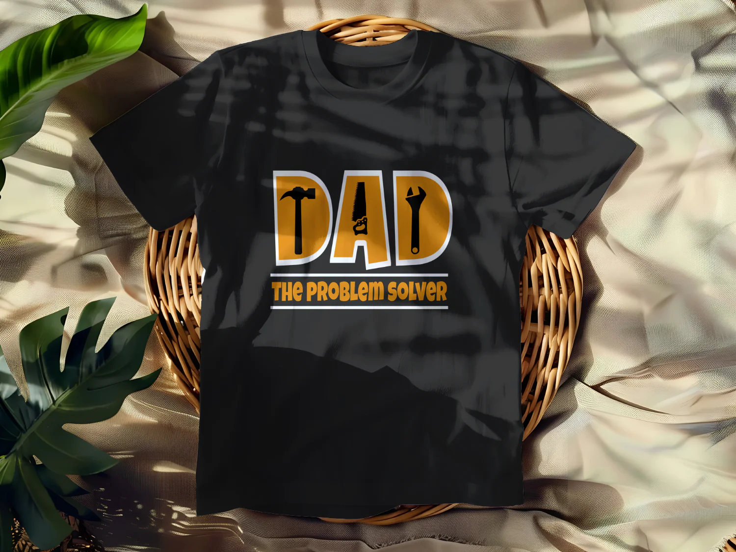 Dad the Problem Solver T-Shirt Design for DIY and Father’s Day Gifts