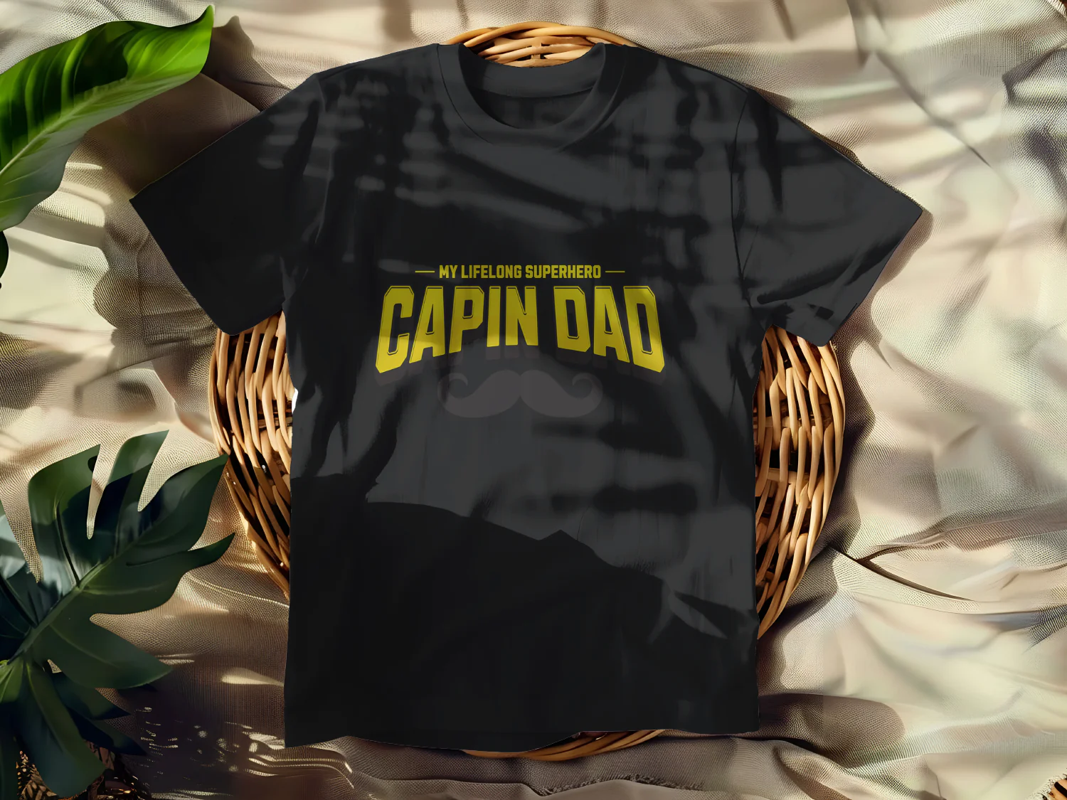 Capin Dad My Lifelong Superhero Funny T-Shirt Design for Father's Day Gift