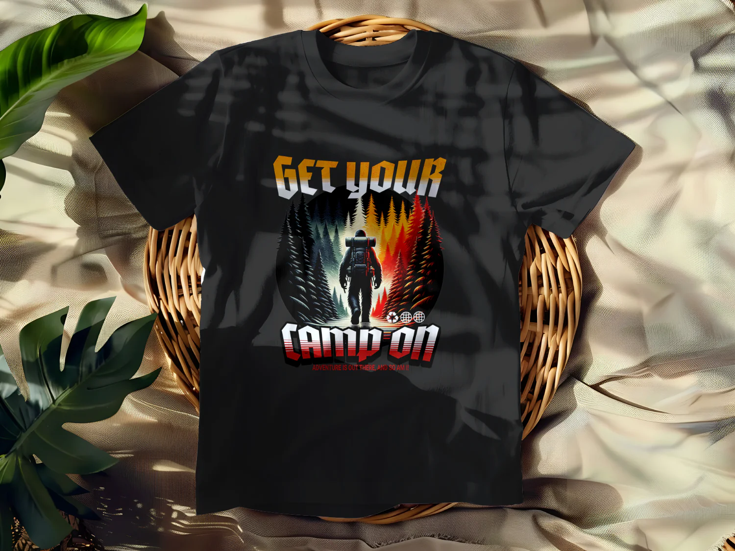 Get Your Camp On Adventure T-Shirt Design