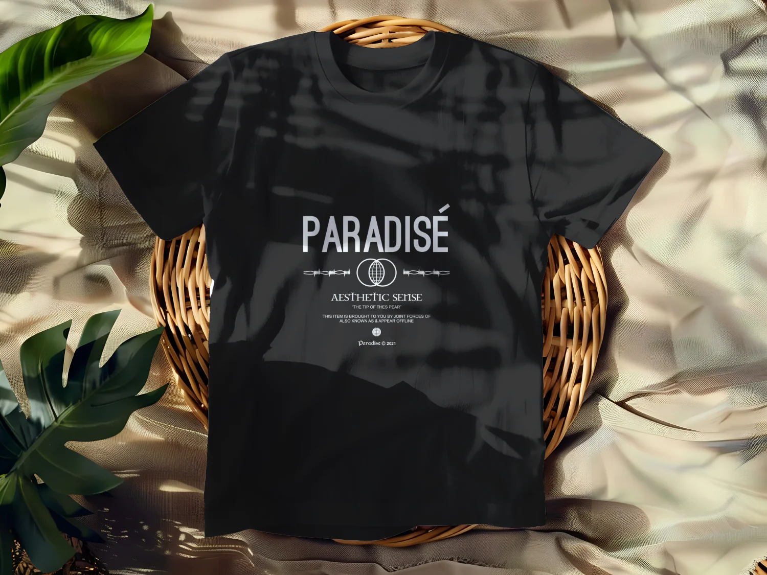 Paradise Aesthetic T-Shirt Design - The Tip of This Pear Vintage Graphic Print