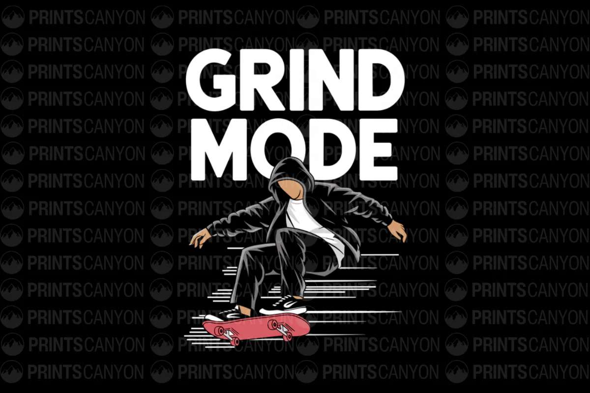 Grind Mode Skateboarding Graphic Tee for Action Sports Enthusiasts