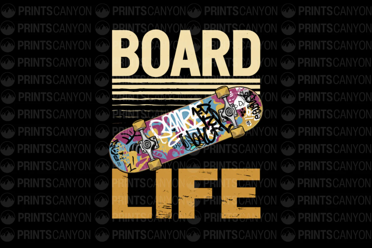 Skateboard Life Urban Graphic Tee for Skate Enthusiasts