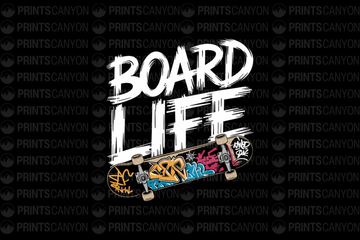 Urban Skateboard Graphic Tee for Board Life Enthusiasts