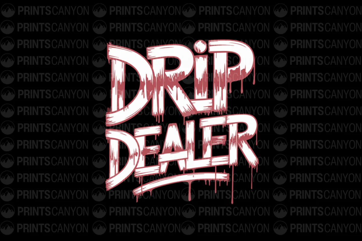 Drip Dealer Urban Streetwear Graphic Tee Design