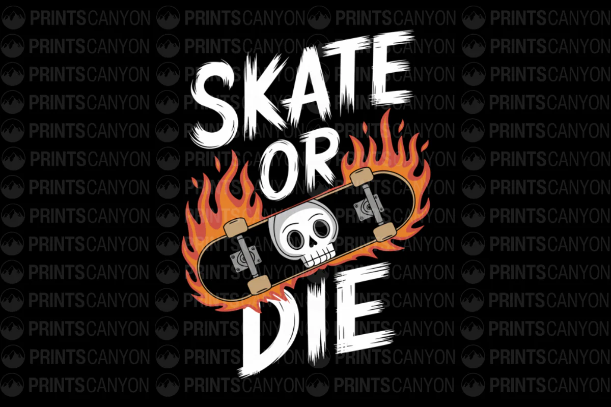 Skate or Die Graphic Tee for Extreme Sports Lovers