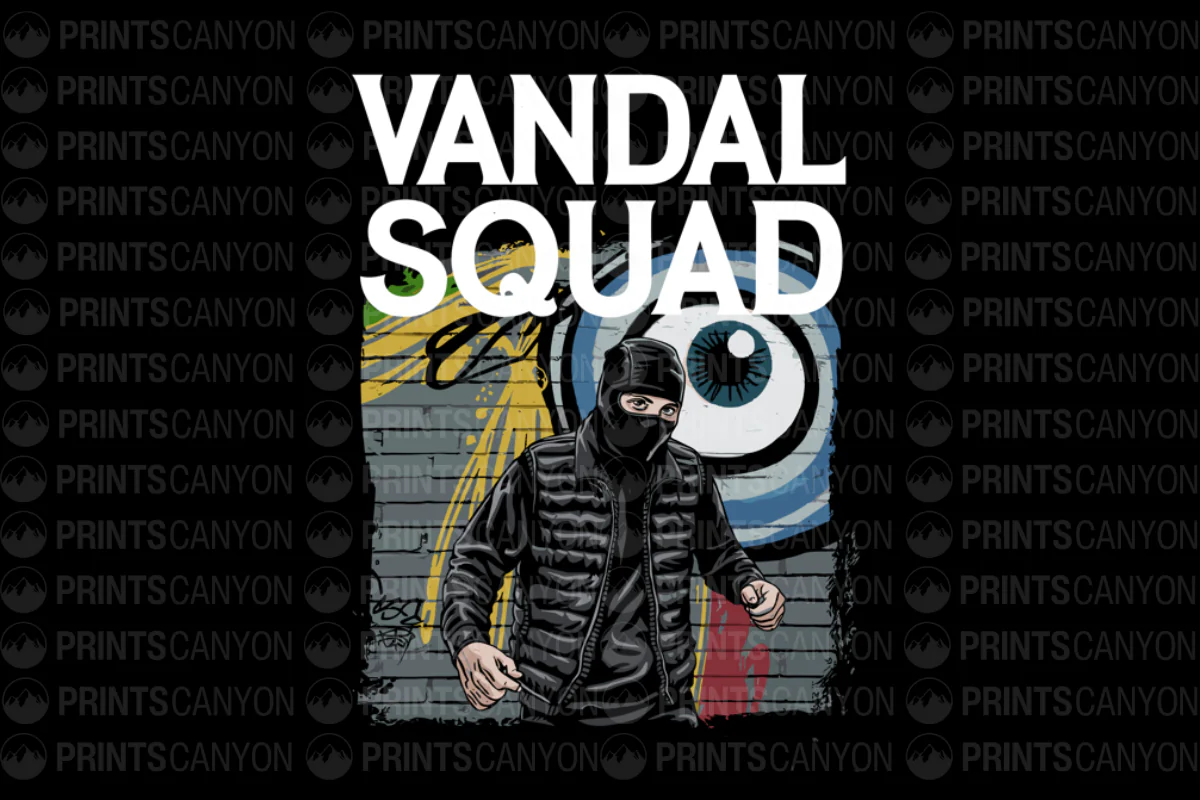 Vandal Squad Urban Art Tee for Street Style Enthusiasts