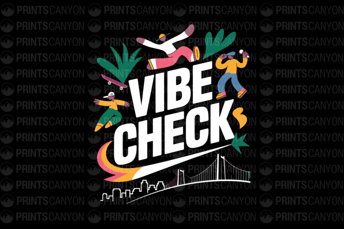 Urban Vibe Check Graphic Tee for Trendsetters and Activity Lovers