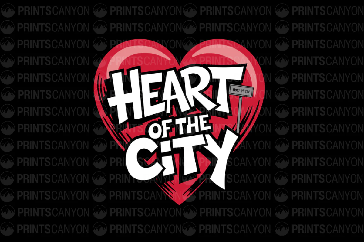 Heart of the City Graphic Tee - Love Your City with Style!