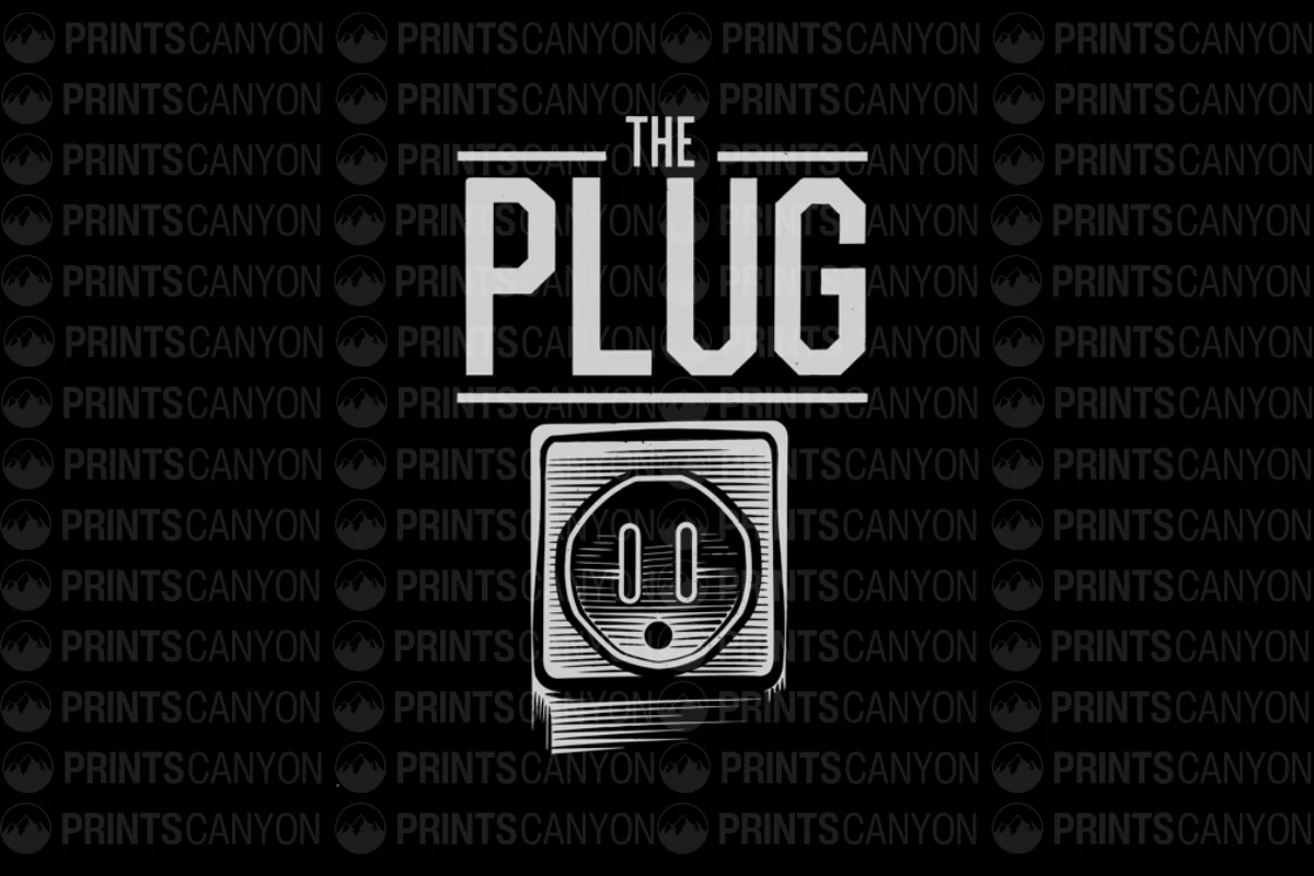 The Plug Vintage Style Graphic Tee