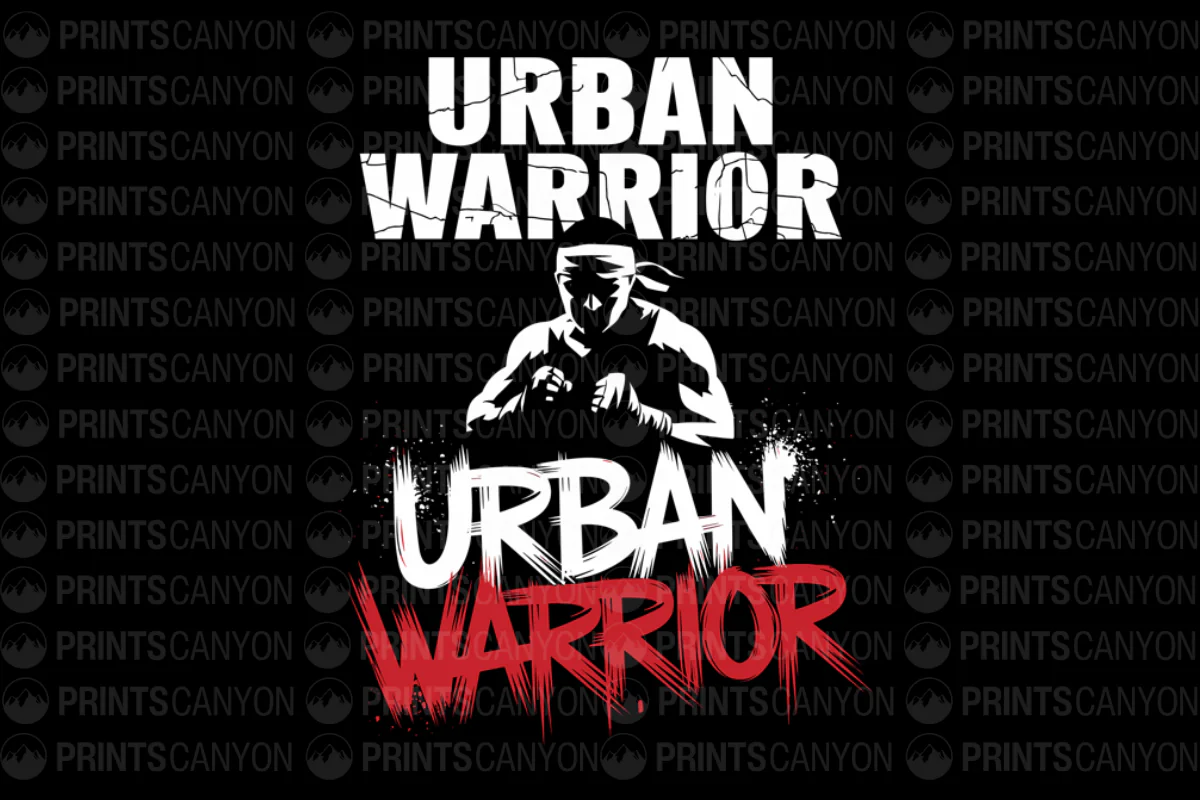 Urban Warrior Graphic Tee for Fighters and Street Athletes