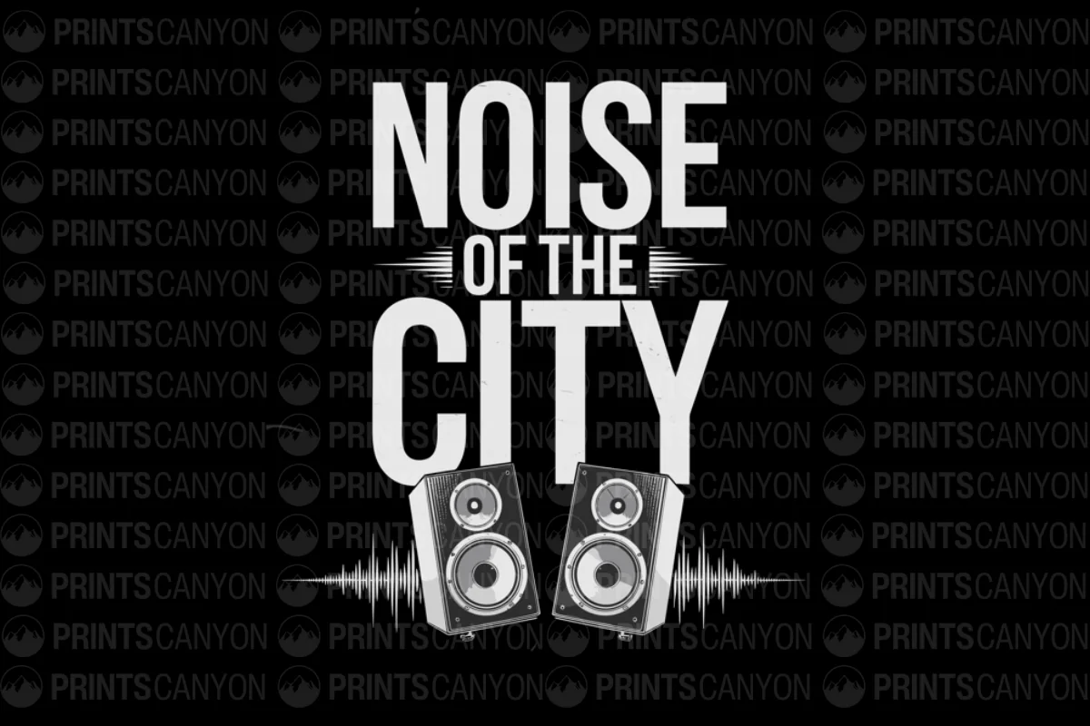 Noise of the City Graphic Tee for Music Lovers