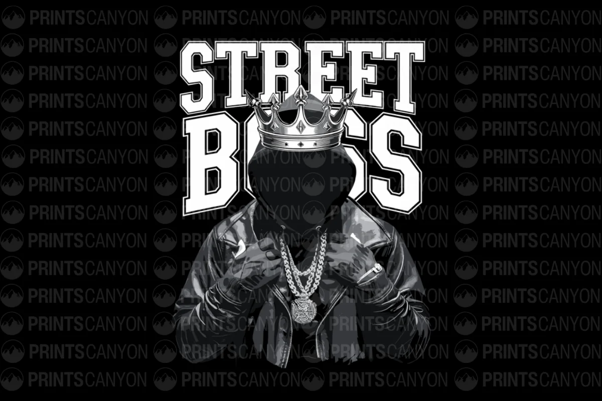 Street Boss Graphic Tee for Urban Fashion Enthusiasts