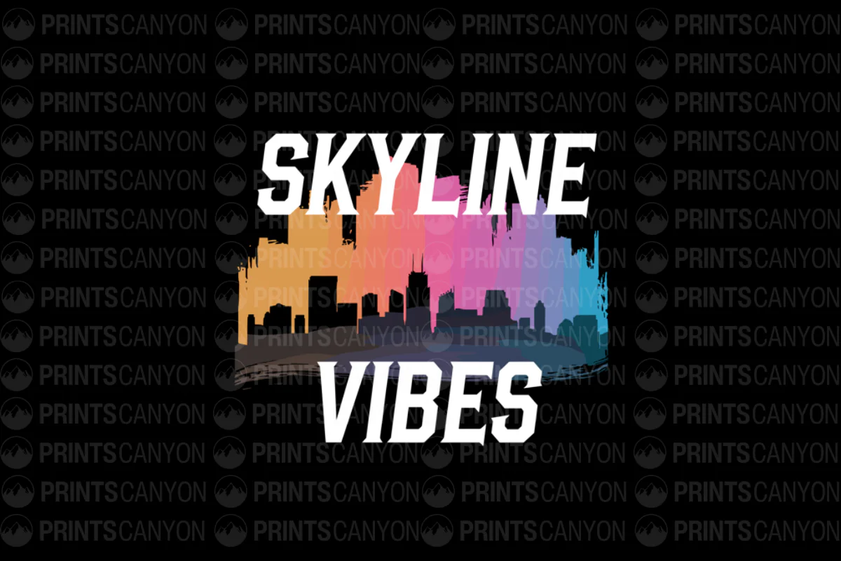 Skyline Vibes Urban Art Print for City Lovers and Dreamers(1743930186)
