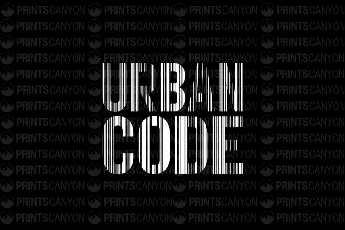 Urban Code Minimalist Graphic Design T-Shirt