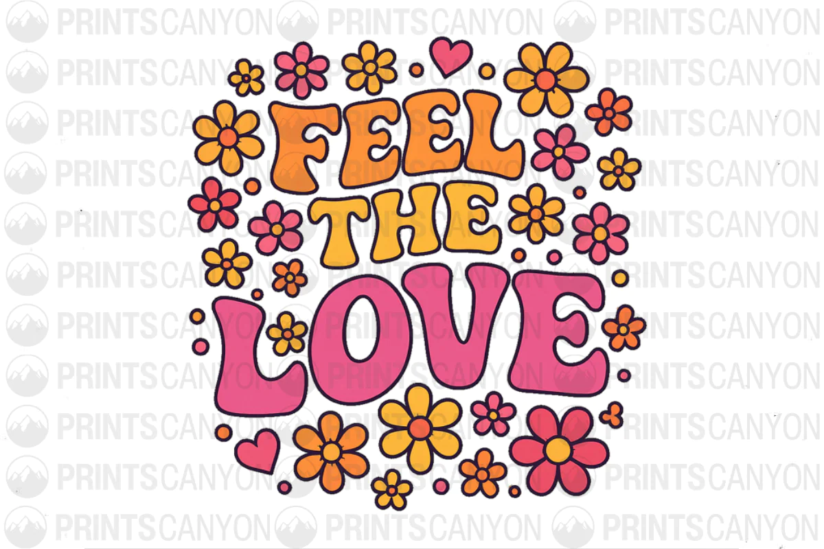 Feel the Love Floral Design for Positive Vibes and Brightening Up Your Space