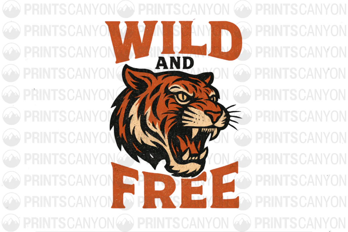 Wild and Free Tiger Graphic Tee for Adventure Lovers
