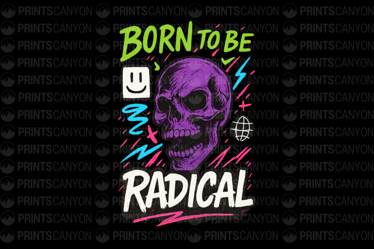 Born to Be Radical Graphic Tee for Bold Style and Attitude