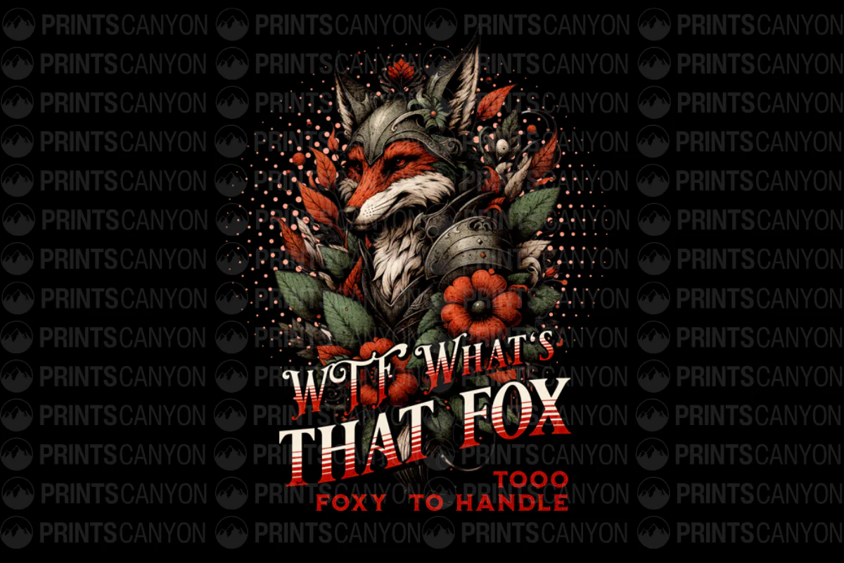 Fierce Fox in Armor Design - Bold and Playful Graphic Tee for Animal Lovers