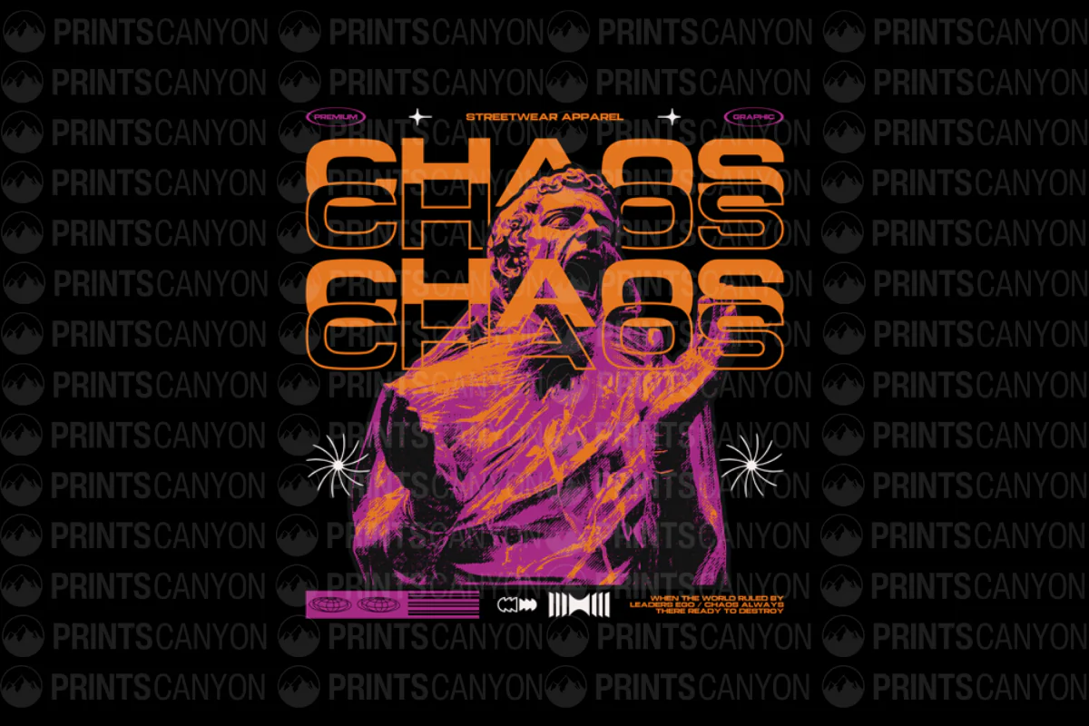 Chaos Streetwear Graphic Tee - Embrace the Unruly Spirit of Urban Fashion
