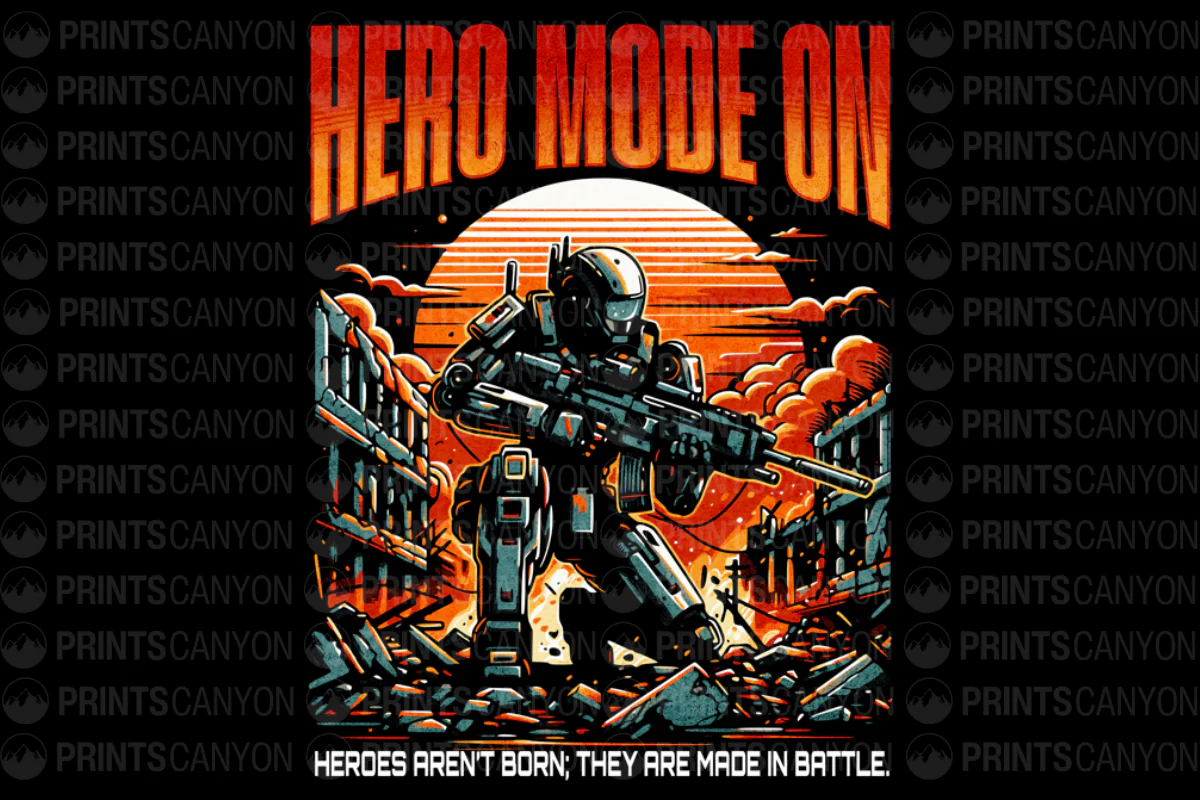 Hero Mode On: Embrace the Warrior Within with Epic Battle-Inspired Art