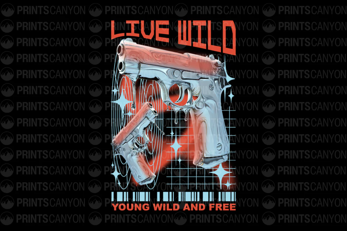 Live Wild: Young Wild and Free Graphic Tee