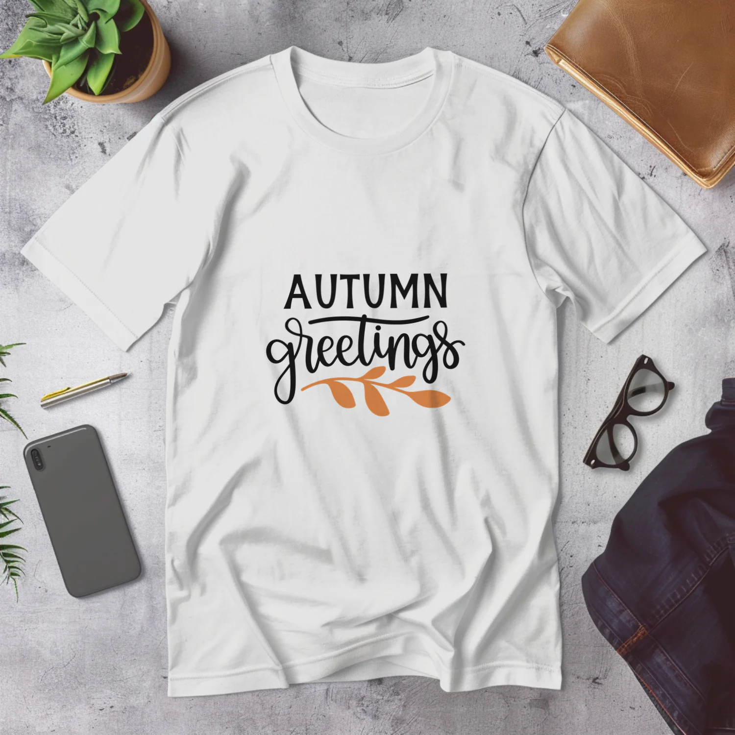 Autumn Greetings Decorative Wall Art Print