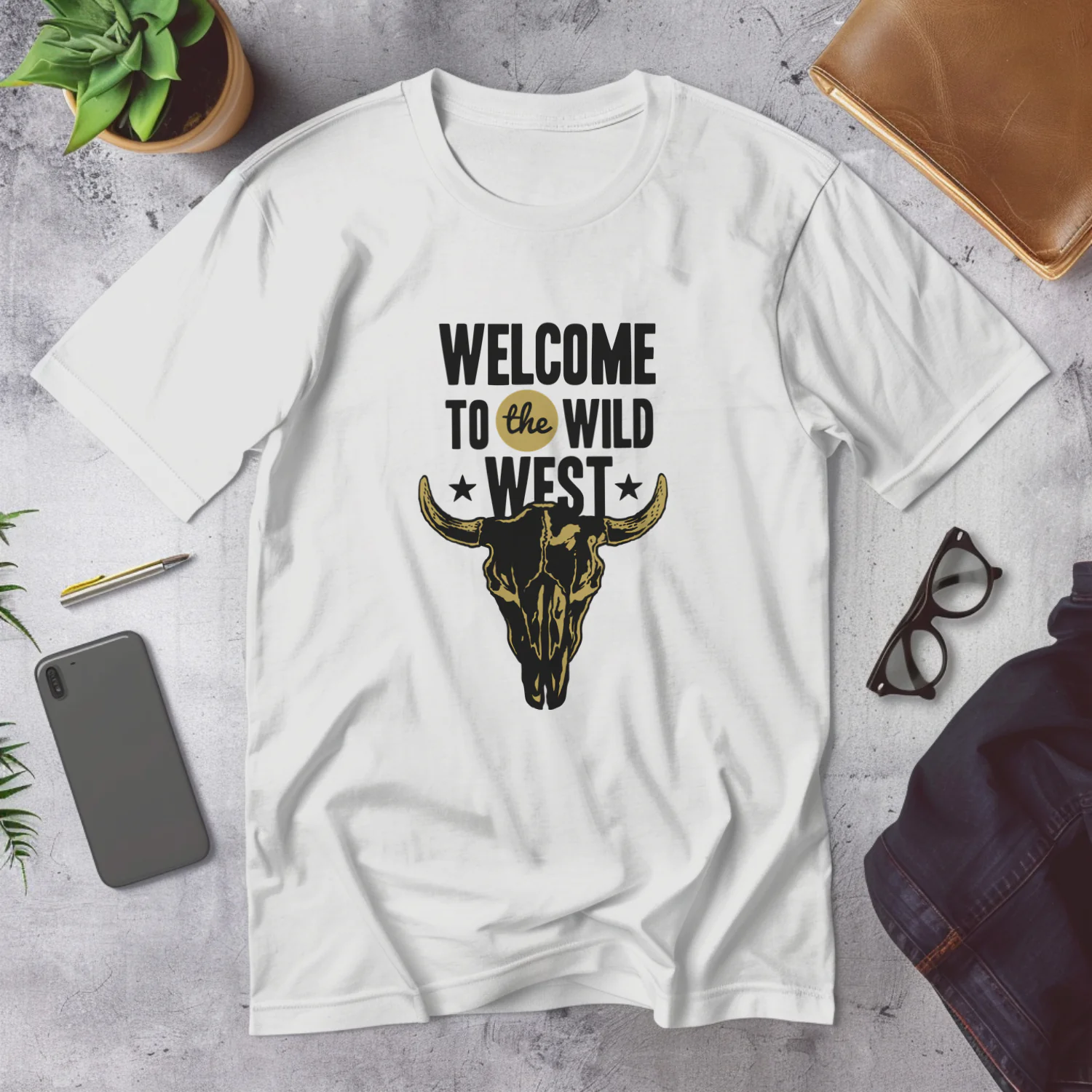 Welcome to the Wild West Vintage Wall Art Decor