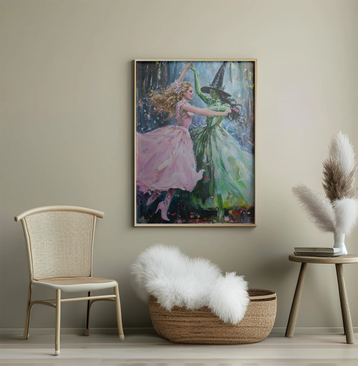 Glinda and Elphaba Dancing Through Differences: Enchanting Art of Friendship and Magic