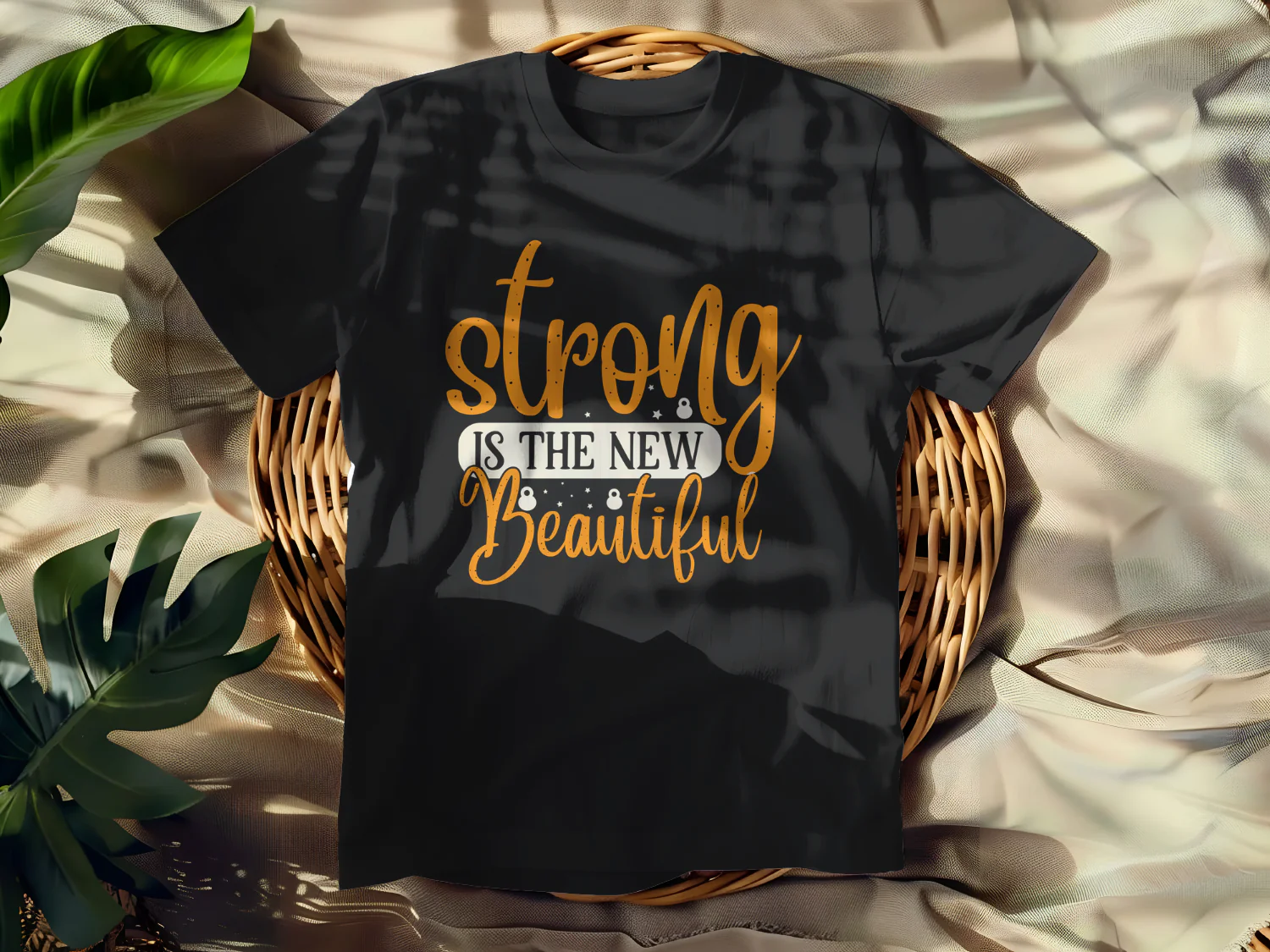 Strong is the New Beautiful T-Shirt Design Instant Download Printable File