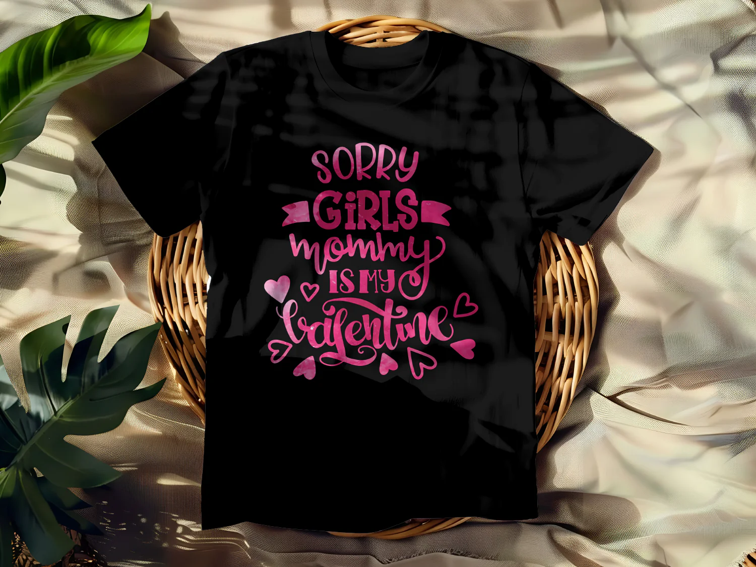 Sorry Girls Mommy is My Valentine T-Shirt Design