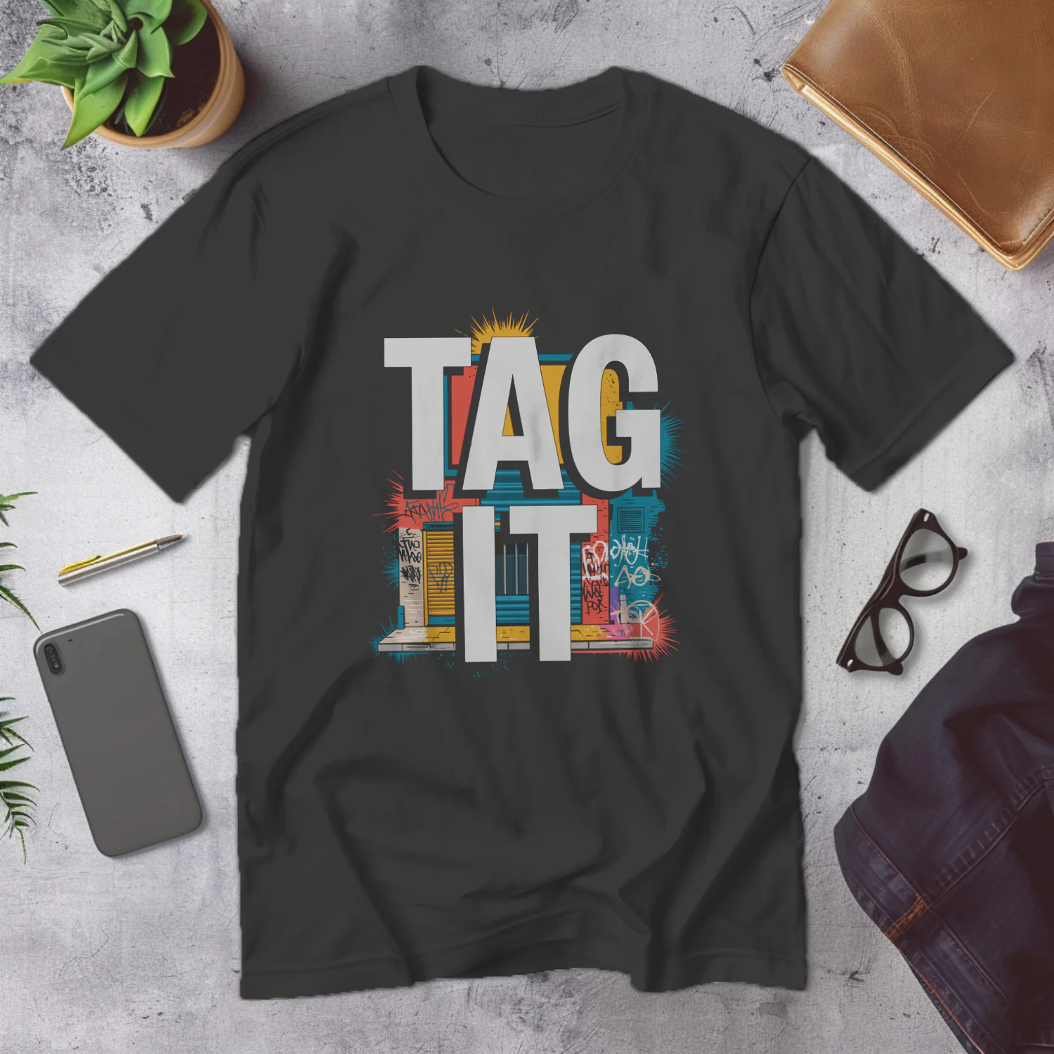 Urban Graffiti Art Print - "Tag It" Street Style Decor