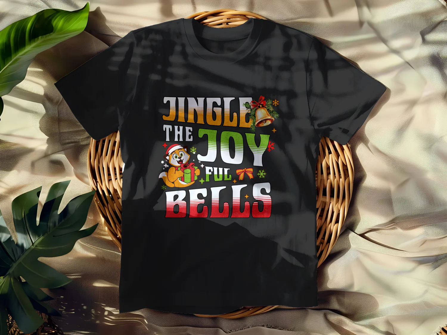 Jingle the Joyful Bells Holiday T-Shirt Design