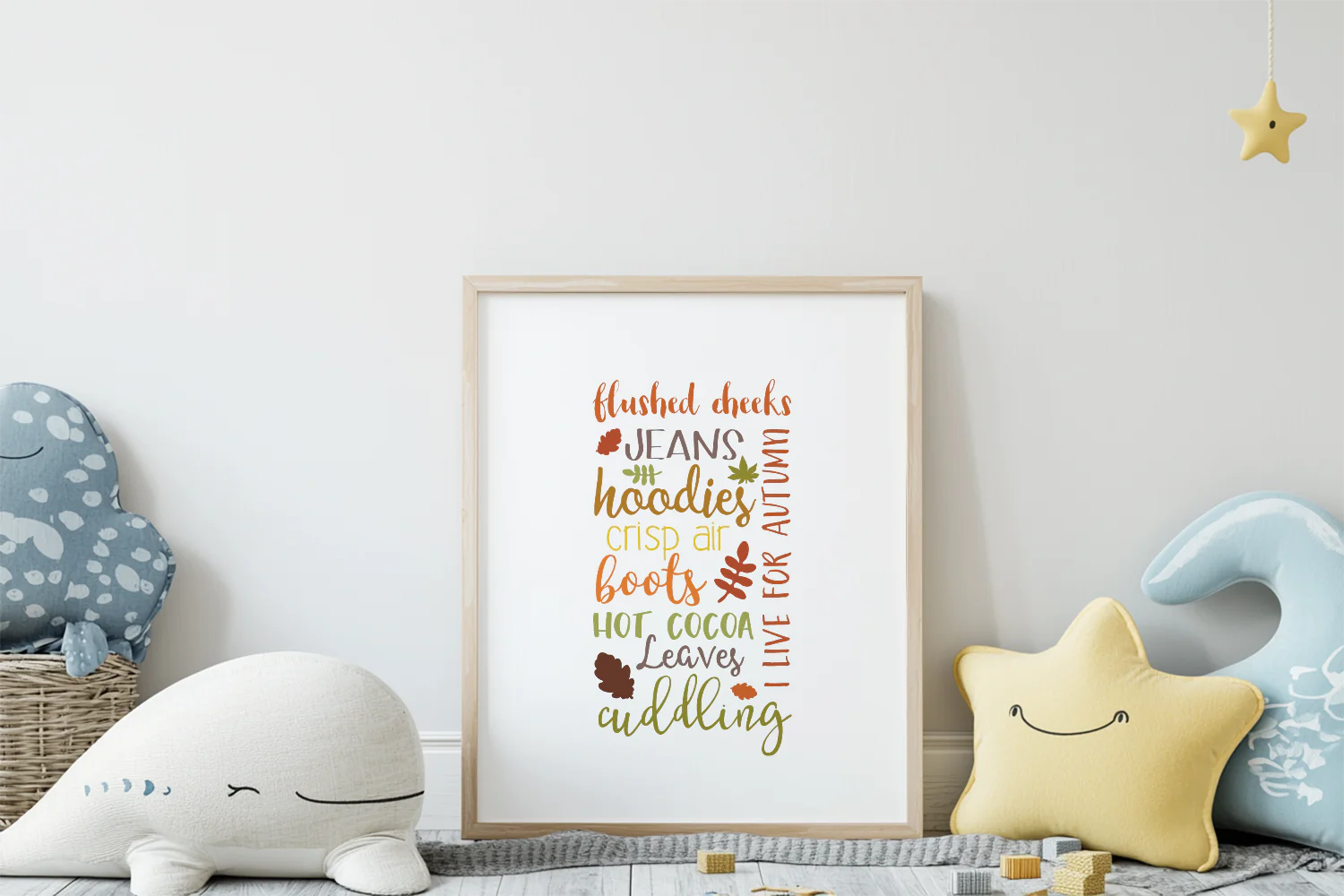 Autumn Vibes Printable Wall Art for Cozy Home Decor