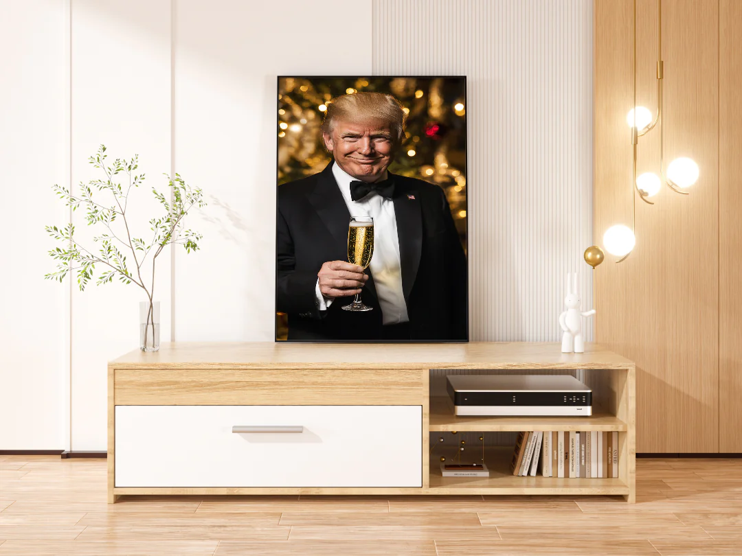 Festive Cheers Printable Wall Art 300DPI for Holiday Celebrations